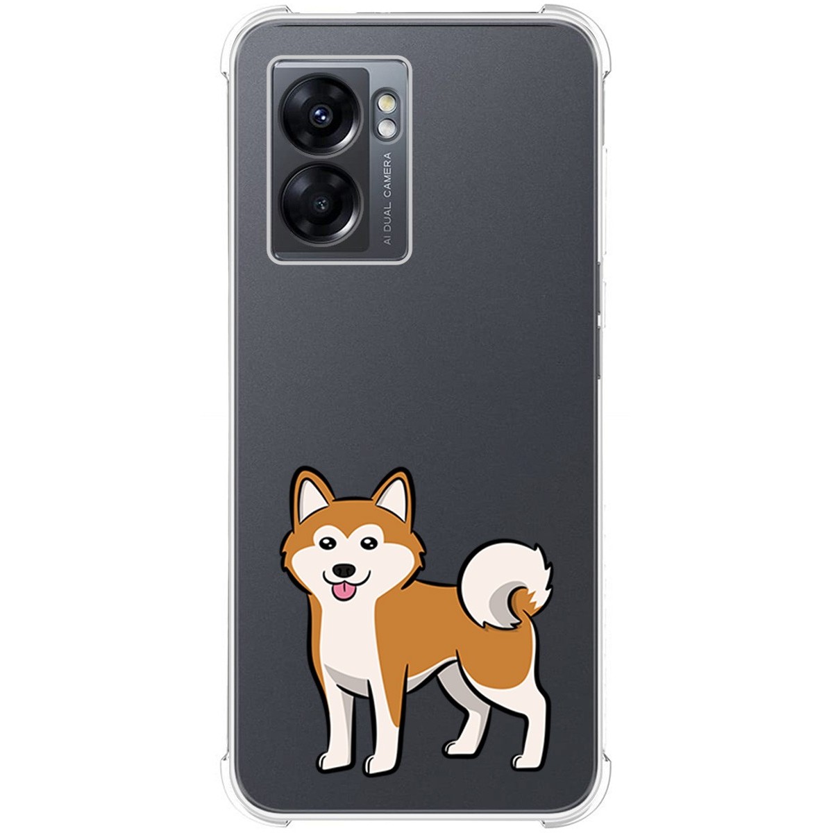 Funda Silicona Antigolpes para Realme Narzo 50 5G diseño Perros 02 Dibujos