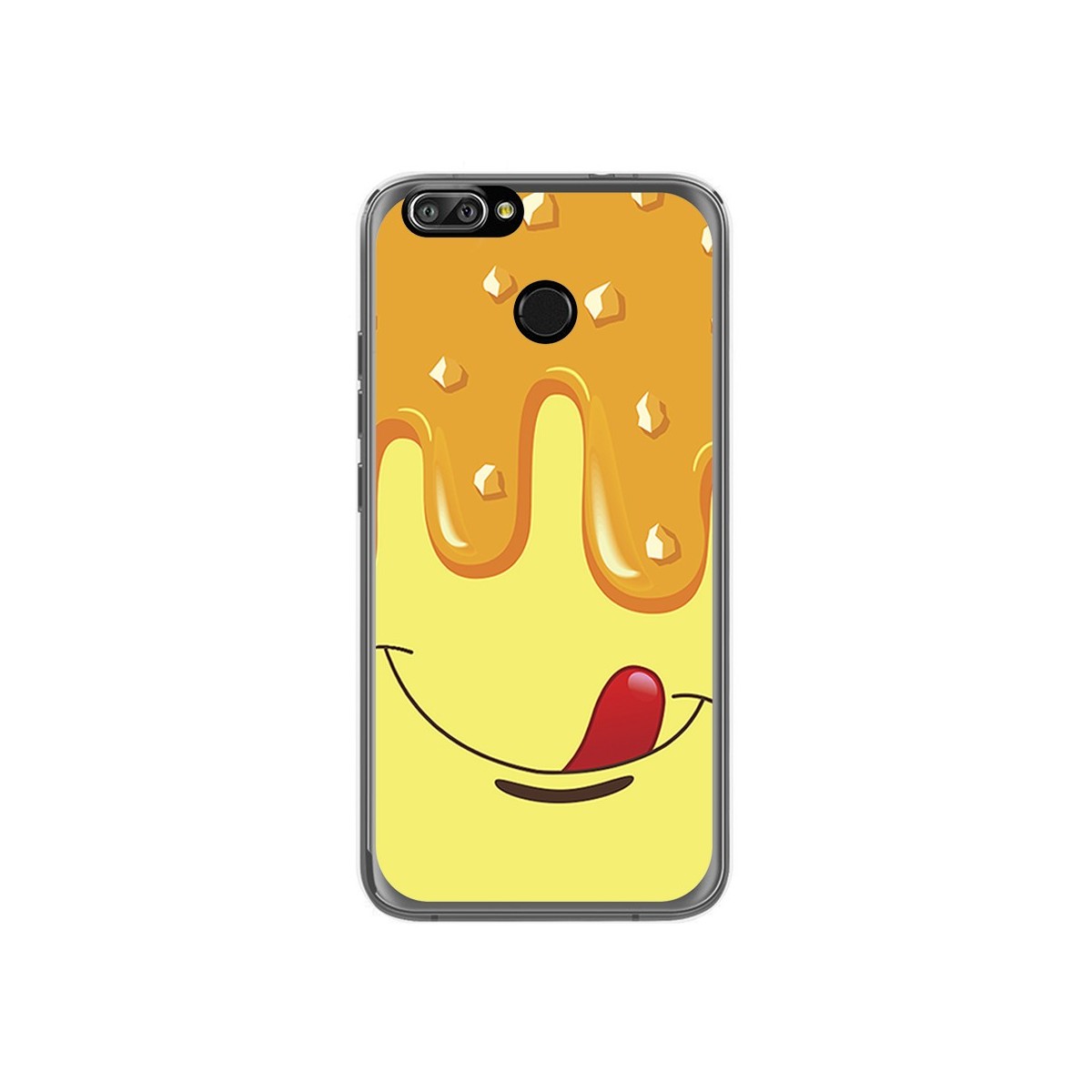 Funda Gel Tpu para Oukitel U22 Diseño Helado Vainilla Dibujos