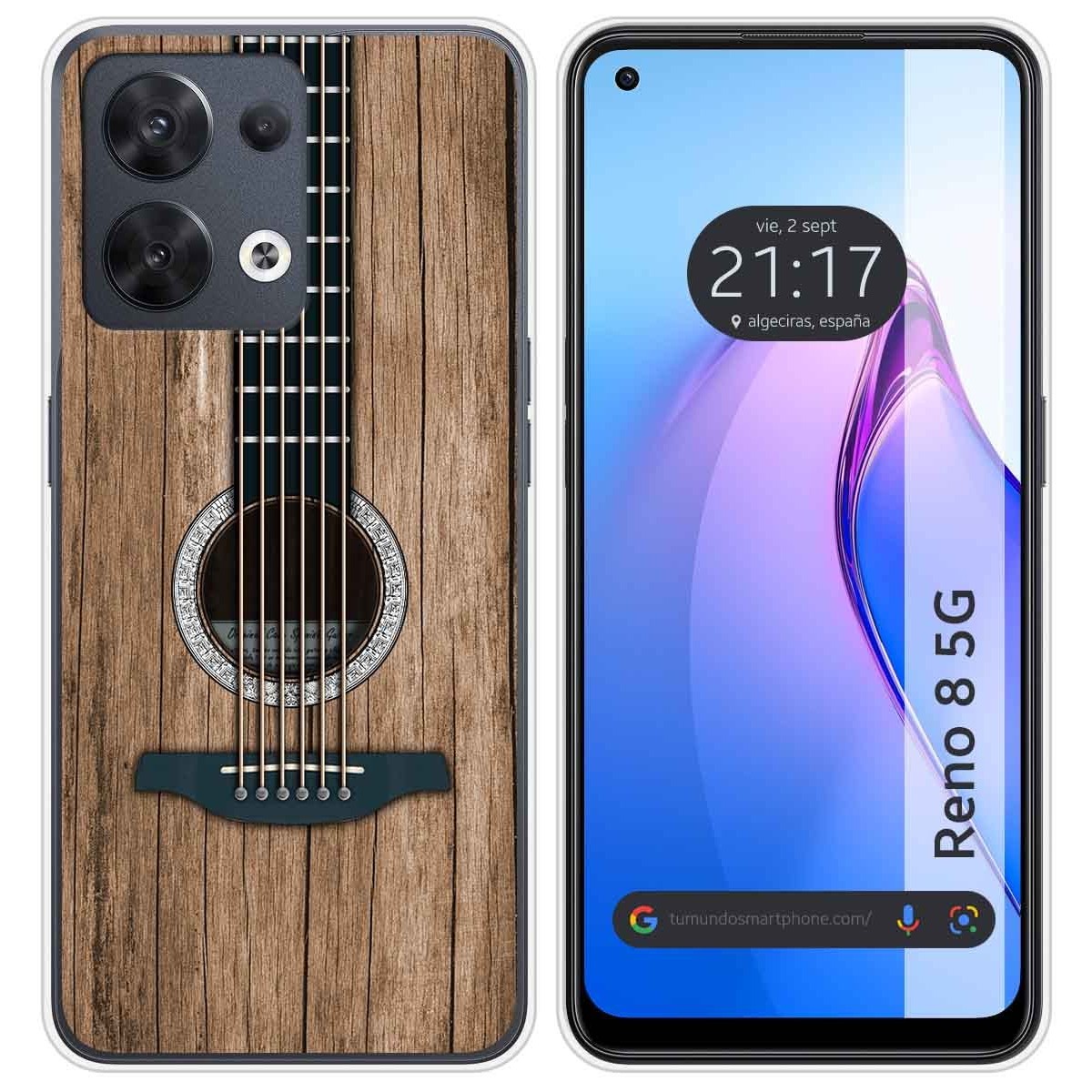 Funda Silicona para Oppo Reno 8 5G diseño Madera 11 Dibujos