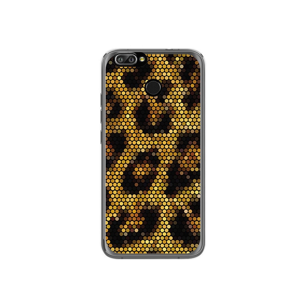 Funda Gel Tpu para Oukitel U22 Diseño Leopardo Dibujos