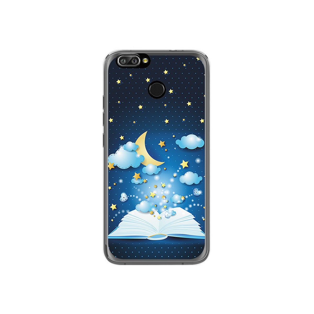 Funda Gel Tpu para Oukitel U22 Diseño Libro Cuentos Dibujos