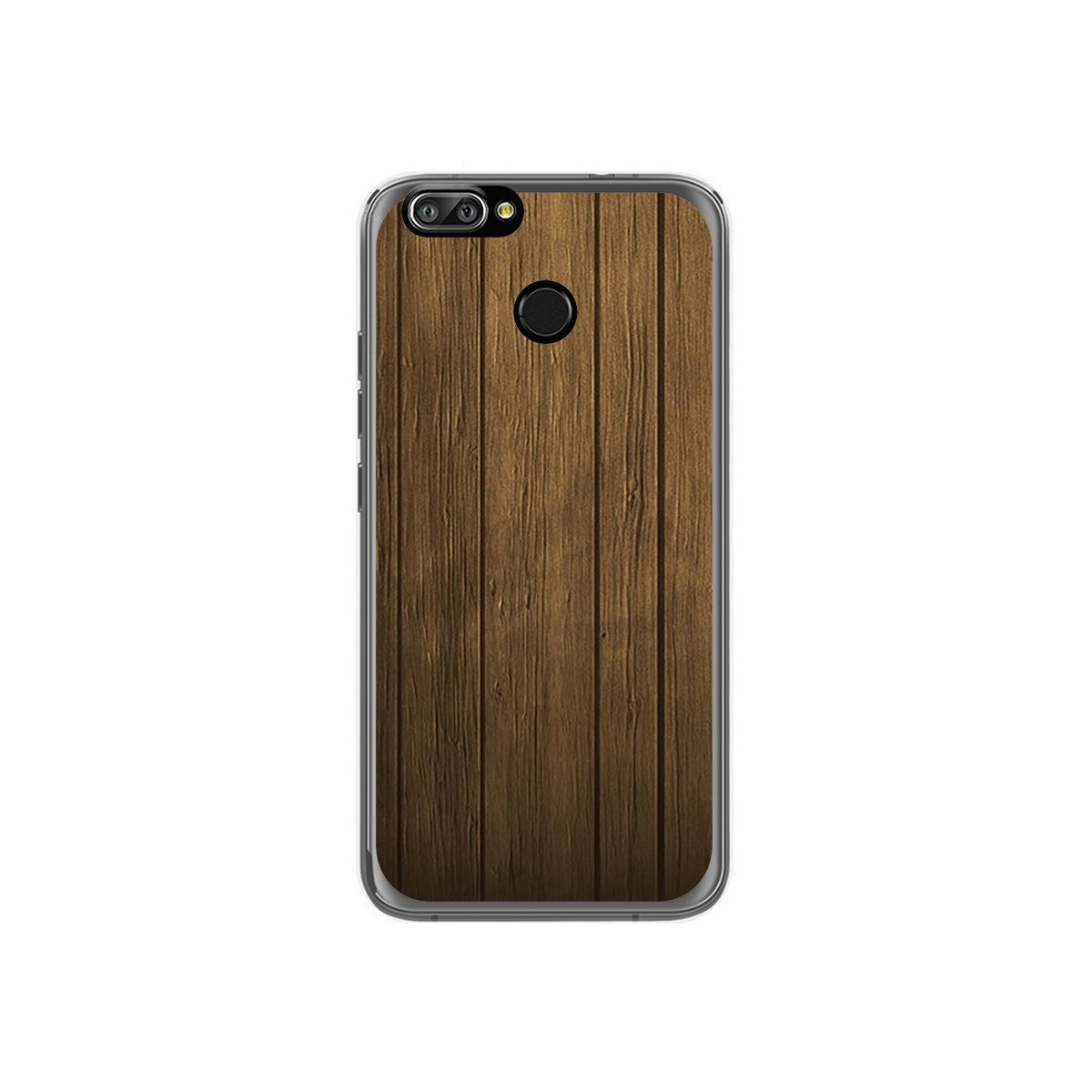 Funda Gel Tpu para Oukitel U22 Diseño Madera Dibujos