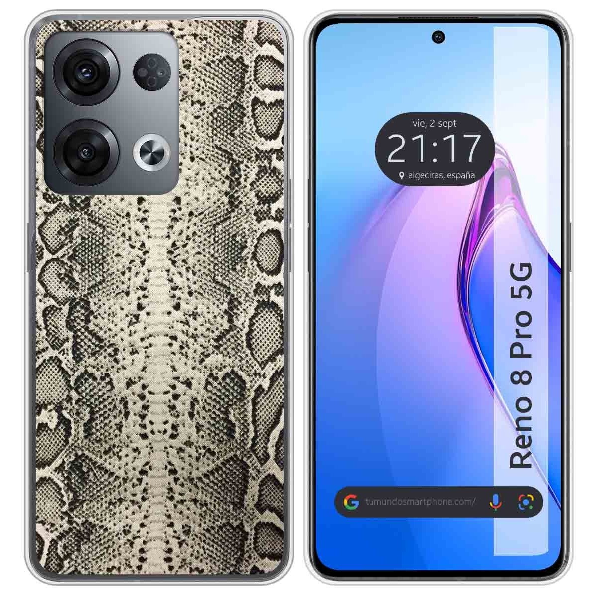 Funda Silicona para Oppo Reno 8 Pro 5G diseño Animal 01 Dibujos