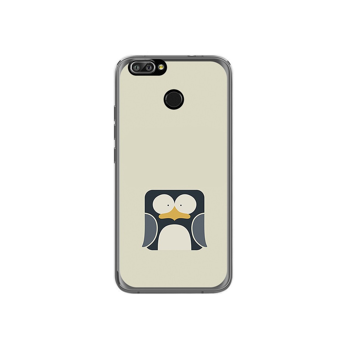 Funda Gel Tpu para Oukitel U22 Diseño Pingüino Dibujos