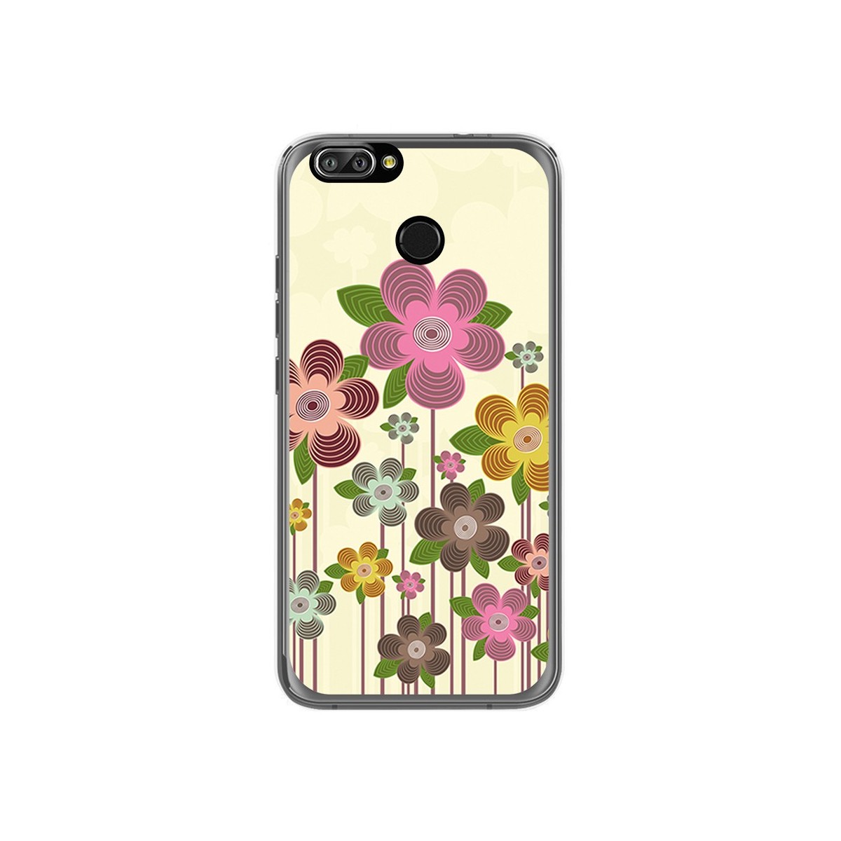 Funda Gel Tpu para Oukitel U22 Diseño Primavera En Flor  Dibujos