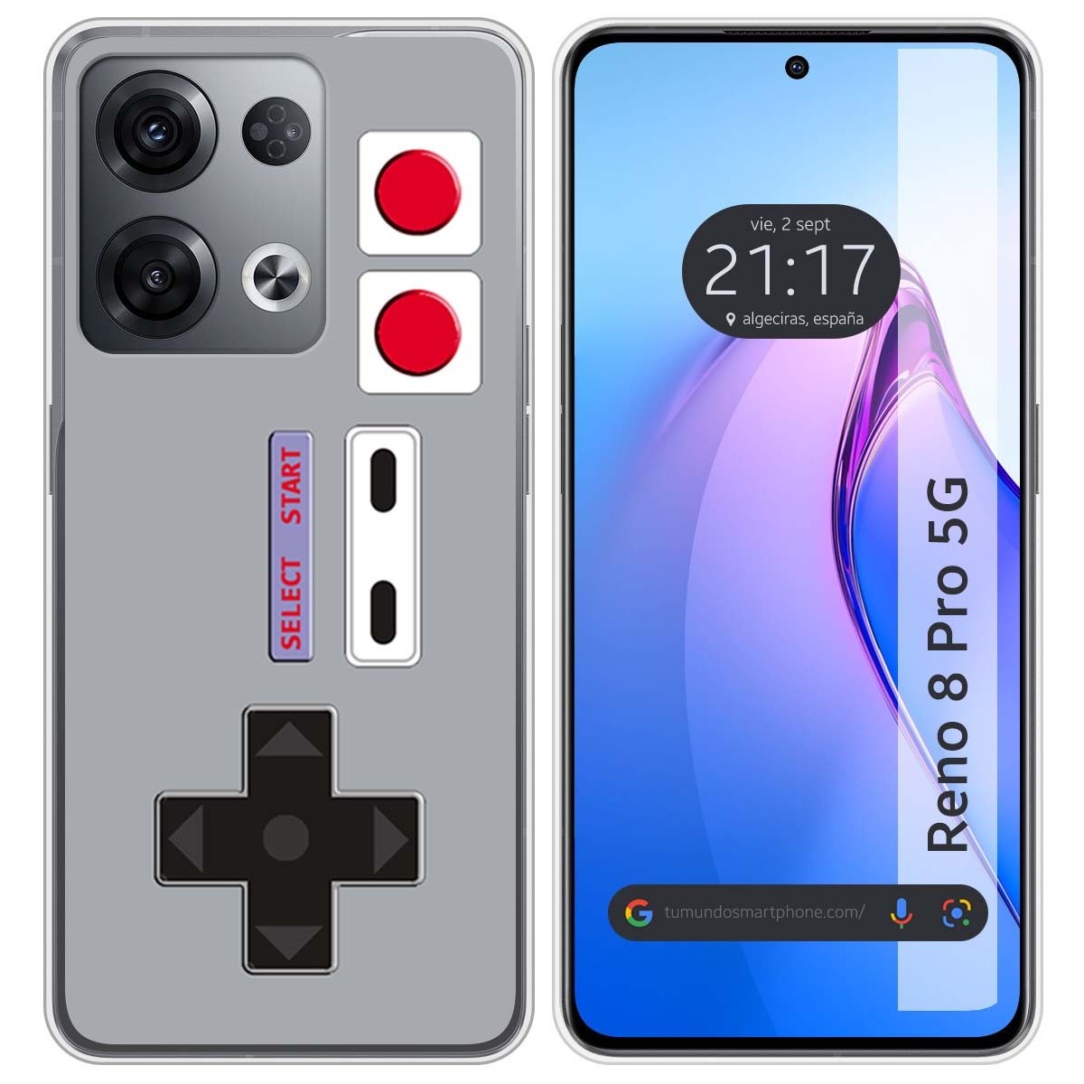 Funda Silicona para Oppo Reno 8 Pro 5G diseño Consola Dibujos