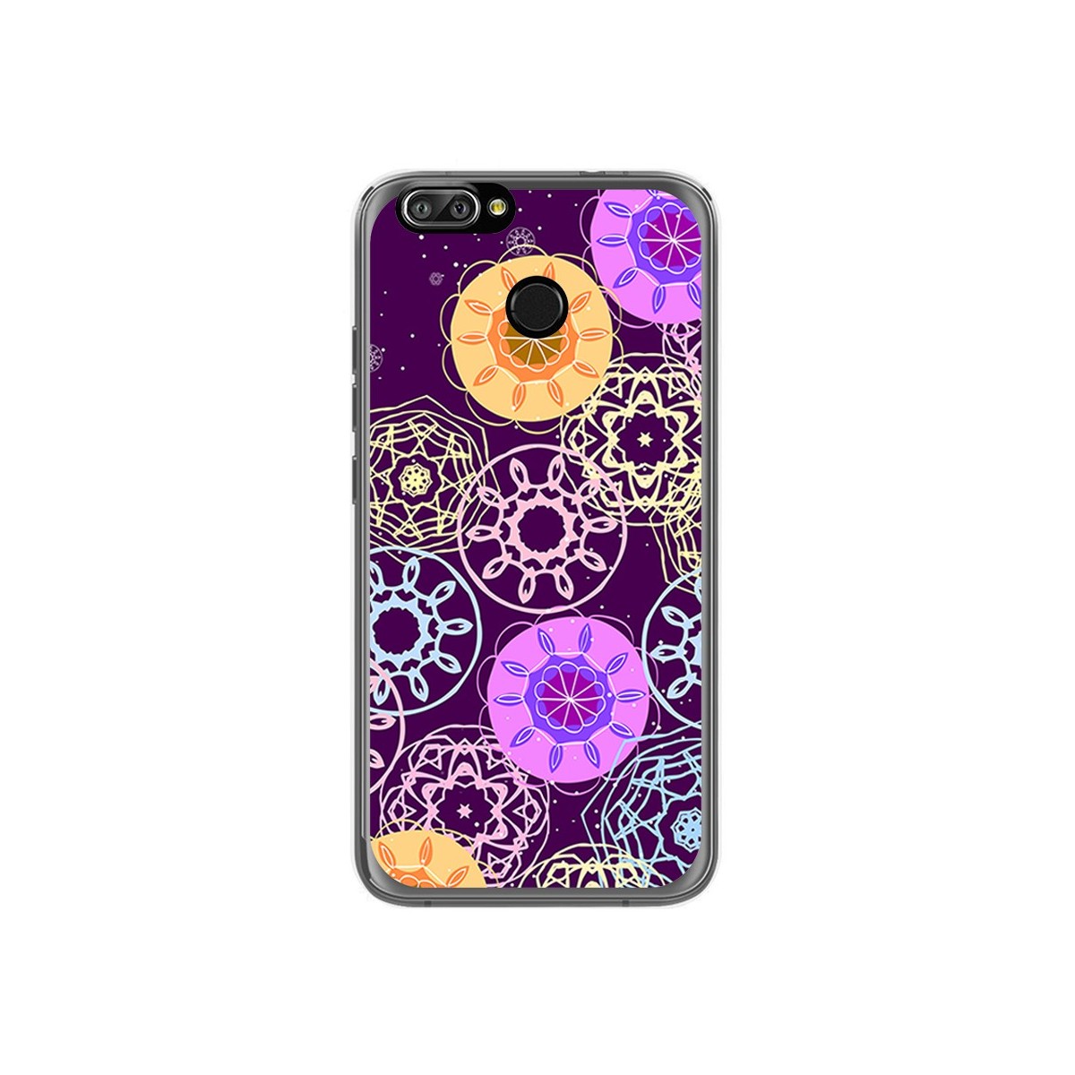 Funda Gel Tpu para Oukitel U22 Diseño Radial Dibujos