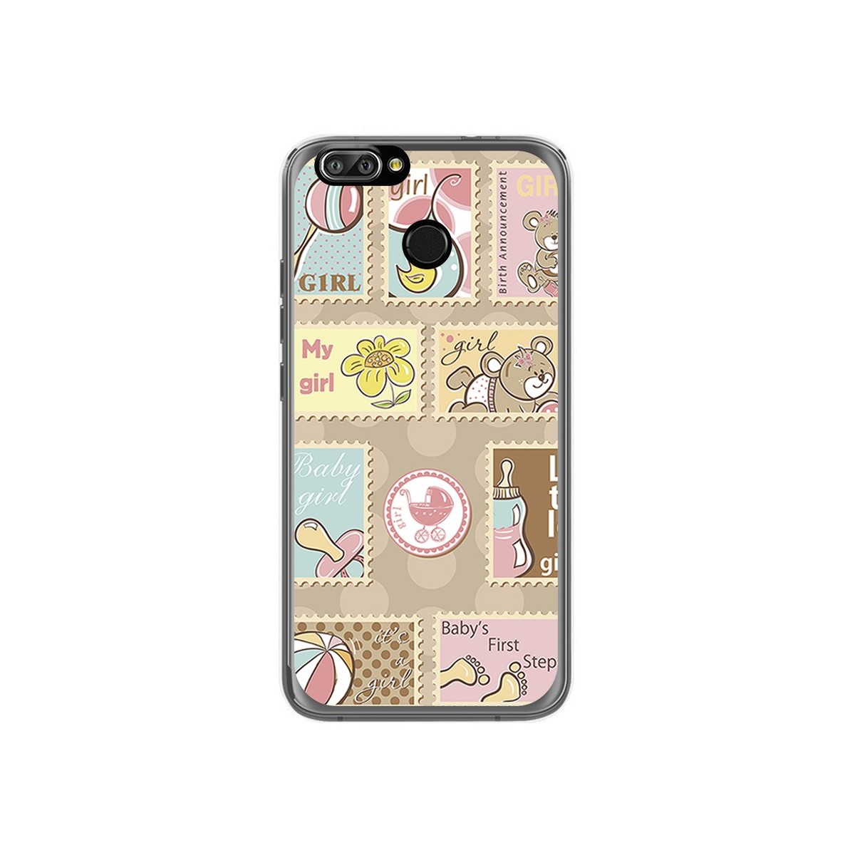 Funda Gel Tpu para Oukitel U22 Diseño Sellos Dibujos