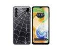 Funda Silicona Transparente para Samsung Galaxy A04s diseño Araña Dibujos
