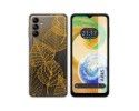 Funda Silicona Transparente para Samsung Galaxy A04s diseño Hojas Dibujos