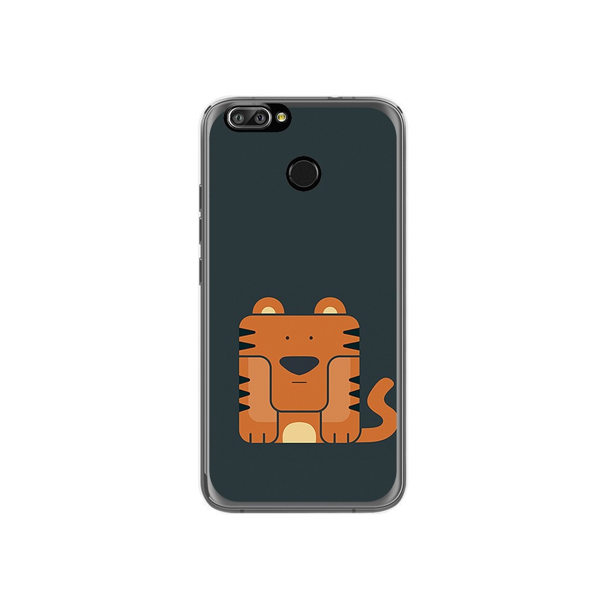 Funda Gel Tpu para Oukitel U22 Diseño Tigre Dibujos