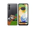 Funda Silicona Transparente para Samsung Galaxy A04s diseño Panda Dibujos