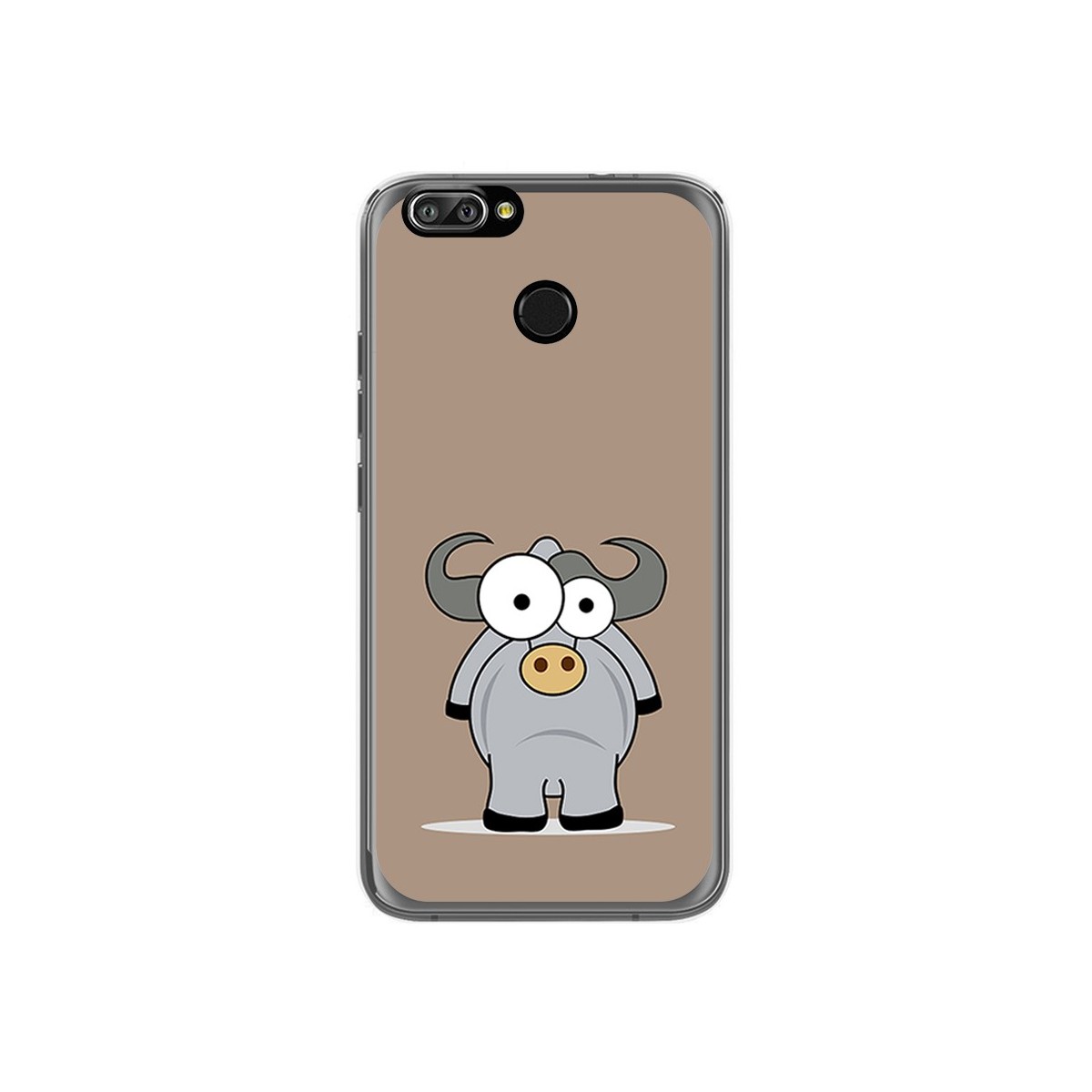 Funda Gel Tpu para Oukitel U22 Diseño Toro Dibujos