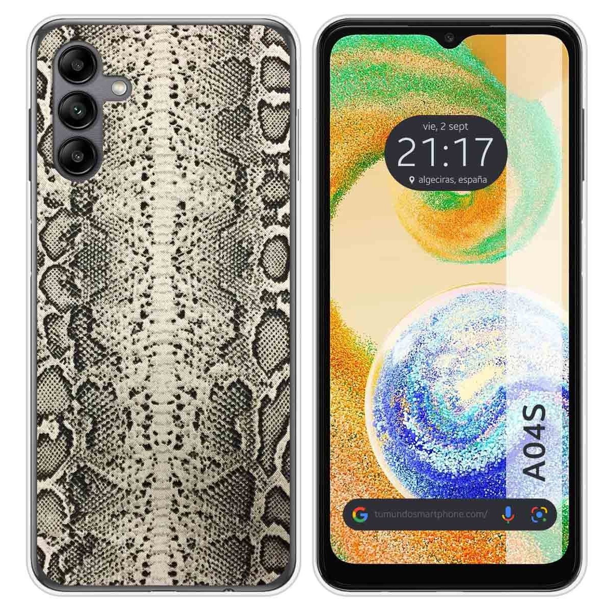Funda Silicona para Samsung Galaxy A04s diseño Animal 01 Dibujos