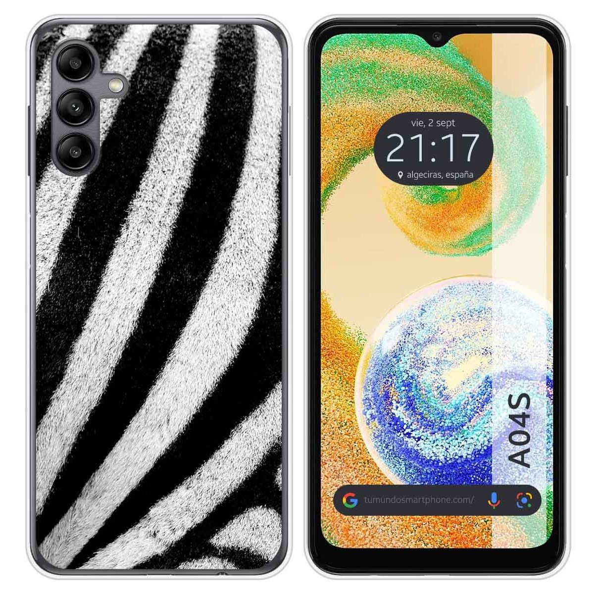 Funda Silicona para Samsung Galaxy A04s diseño Animal 02 Dibujos