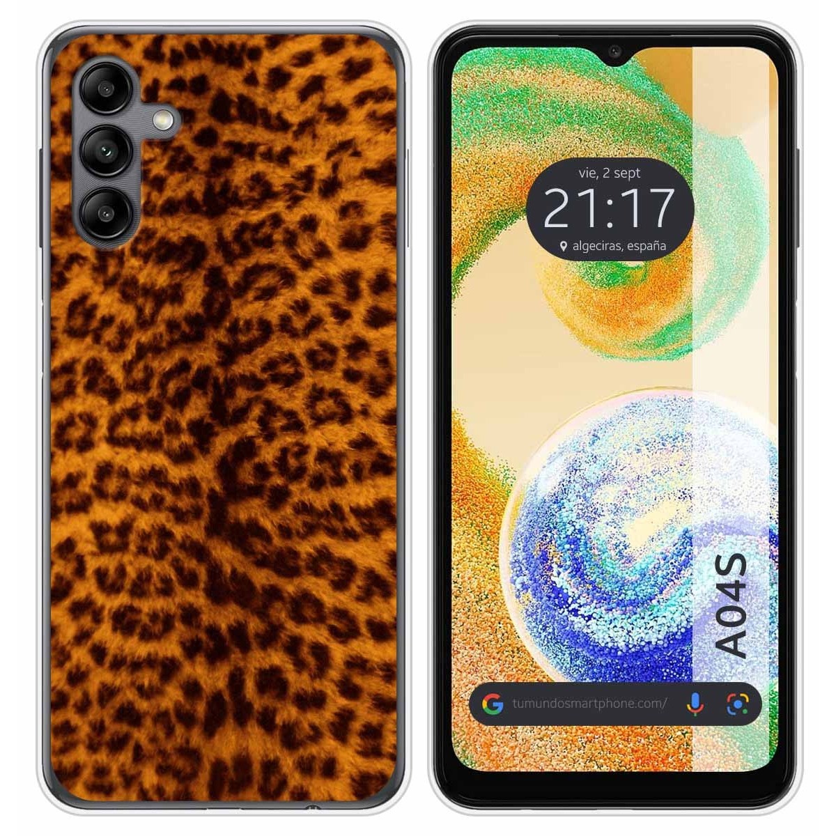 Funda Silicona para Samsung Galaxy A04s diseño Animal 03 Dibujos