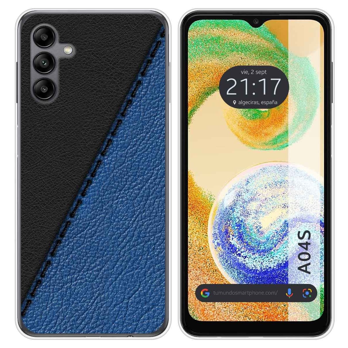 Funda Silicona para Samsung Galaxy A04s diseño Cuero 02 Dibujos