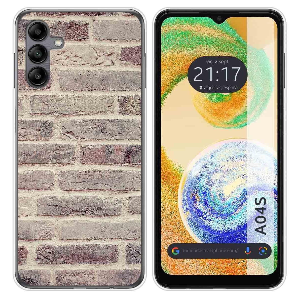Funda Silicona para Samsung Galaxy A04s diseño Ladrillo 01 Dibujos