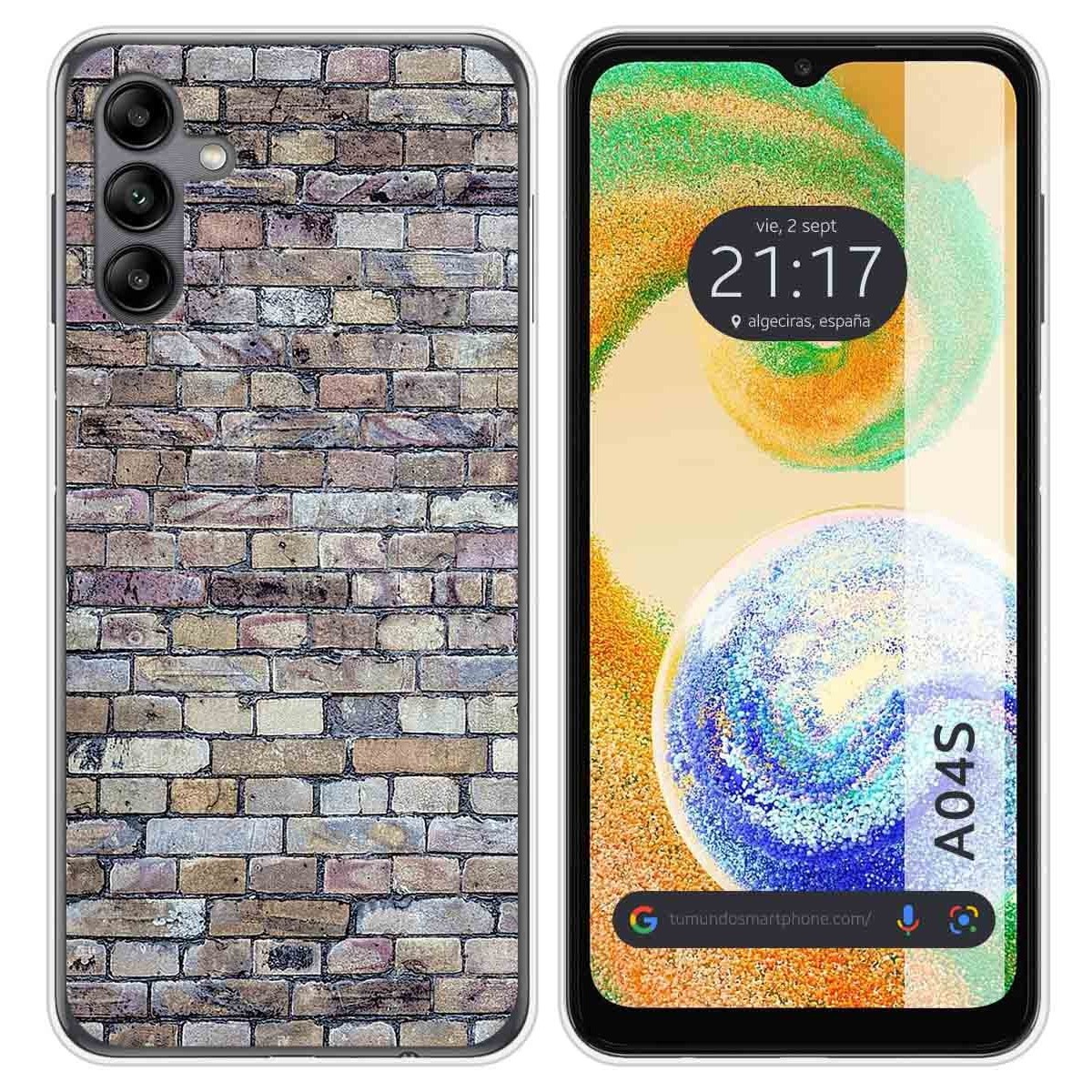 Funda Silicona para Samsung Galaxy A04s diseño Ladrillo 02 Dibujos
