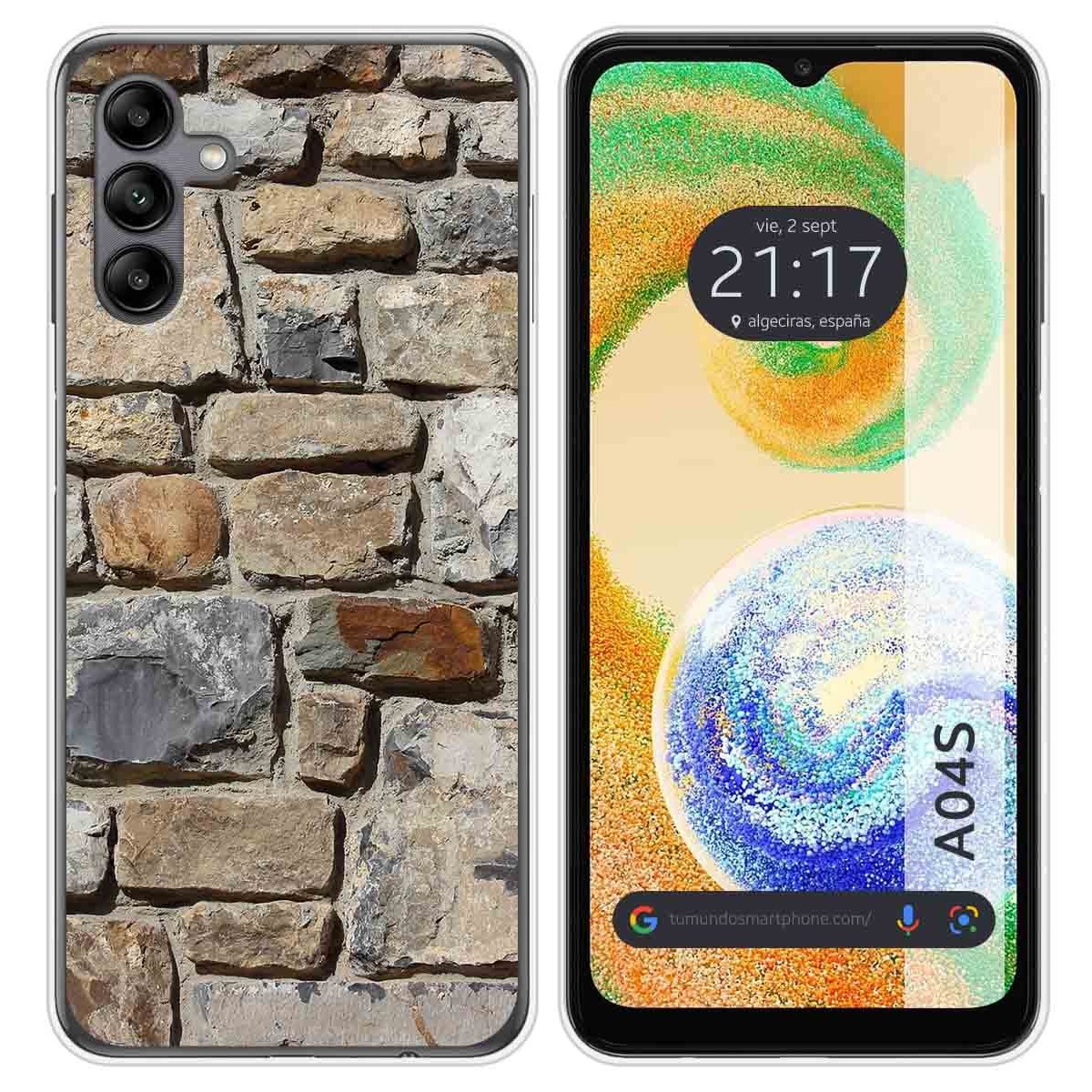 Funda Silicona para Samsung Galaxy A04s diseño Ladrillo 03 Dibujos