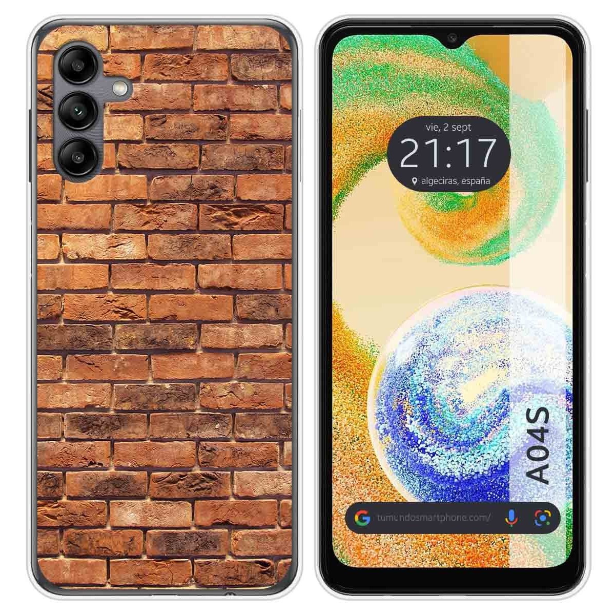 Funda Silicona para Samsung Galaxy A04s diseño Ladrillo 04 Dibujos