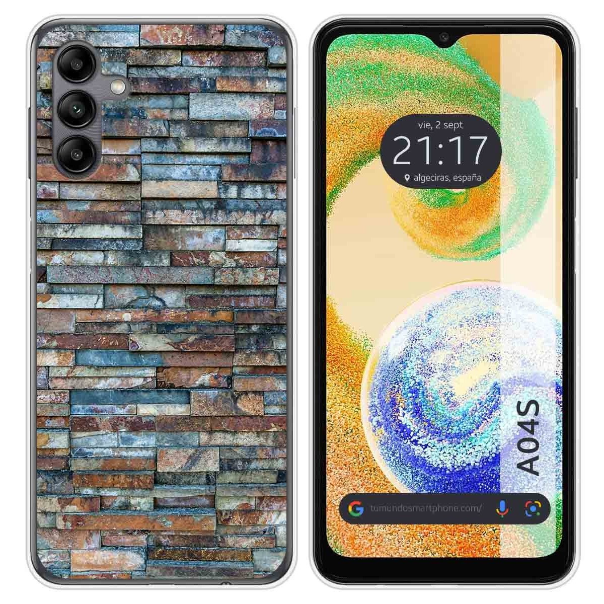 Funda Silicona para Samsung Galaxy A04s diseño Ladrillo 05 Dibujos