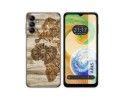 Funda Silicona para Samsung Galaxy A04s diseño Madera 07 Dibujos