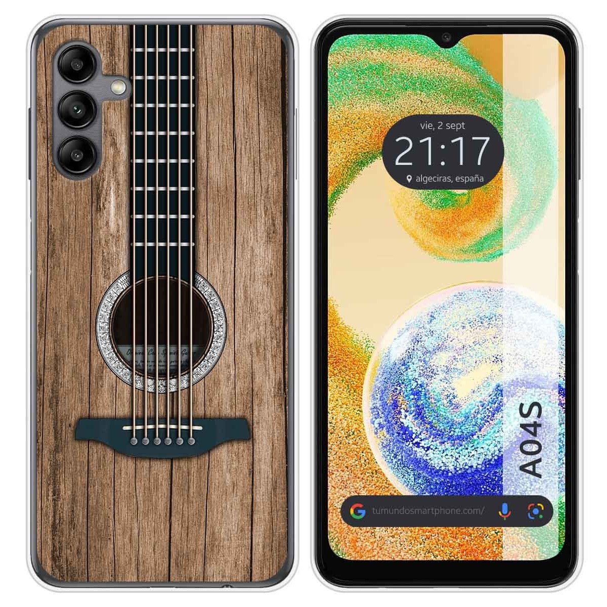 Funda Silicona para Samsung Galaxy A04s diseño Madera 11 Dibujos