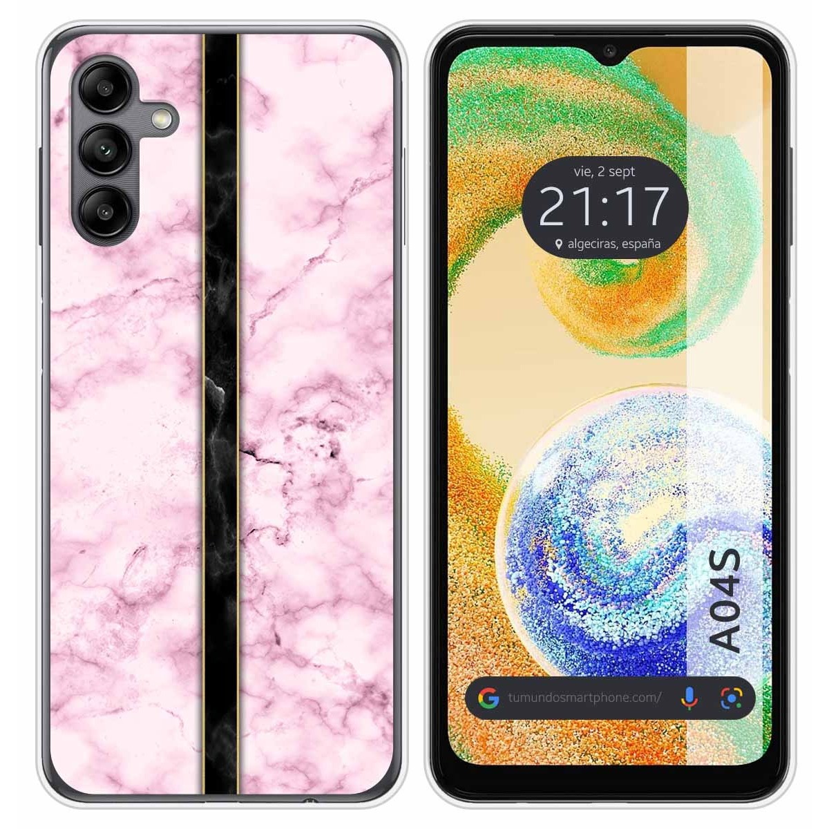 Funda Silicona para Samsung Galaxy A04s diseño Mármol 04 Dibujos