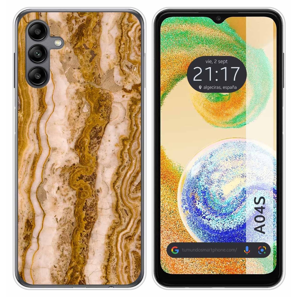 Funda Silicona para Samsung Galaxy A04s diseño Mármol 10 Dibujos
