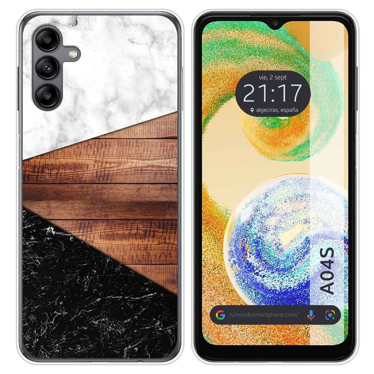 Funda Silicona para Samsung Galaxy A04s diseño Mármol 11 Dibujos
