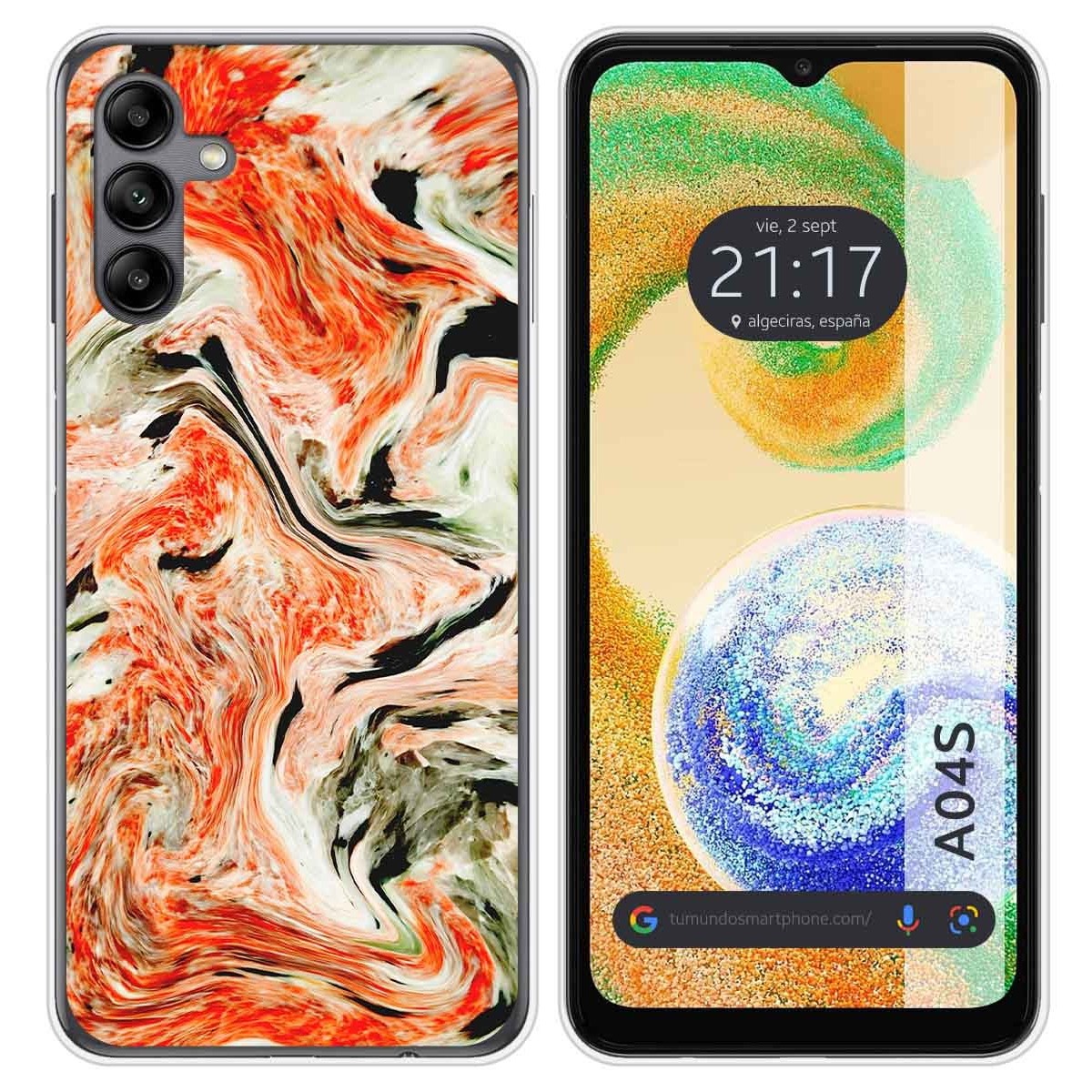 Funda Silicona para Samsung Galaxy A04s diseño Mármol 12 Dibujos