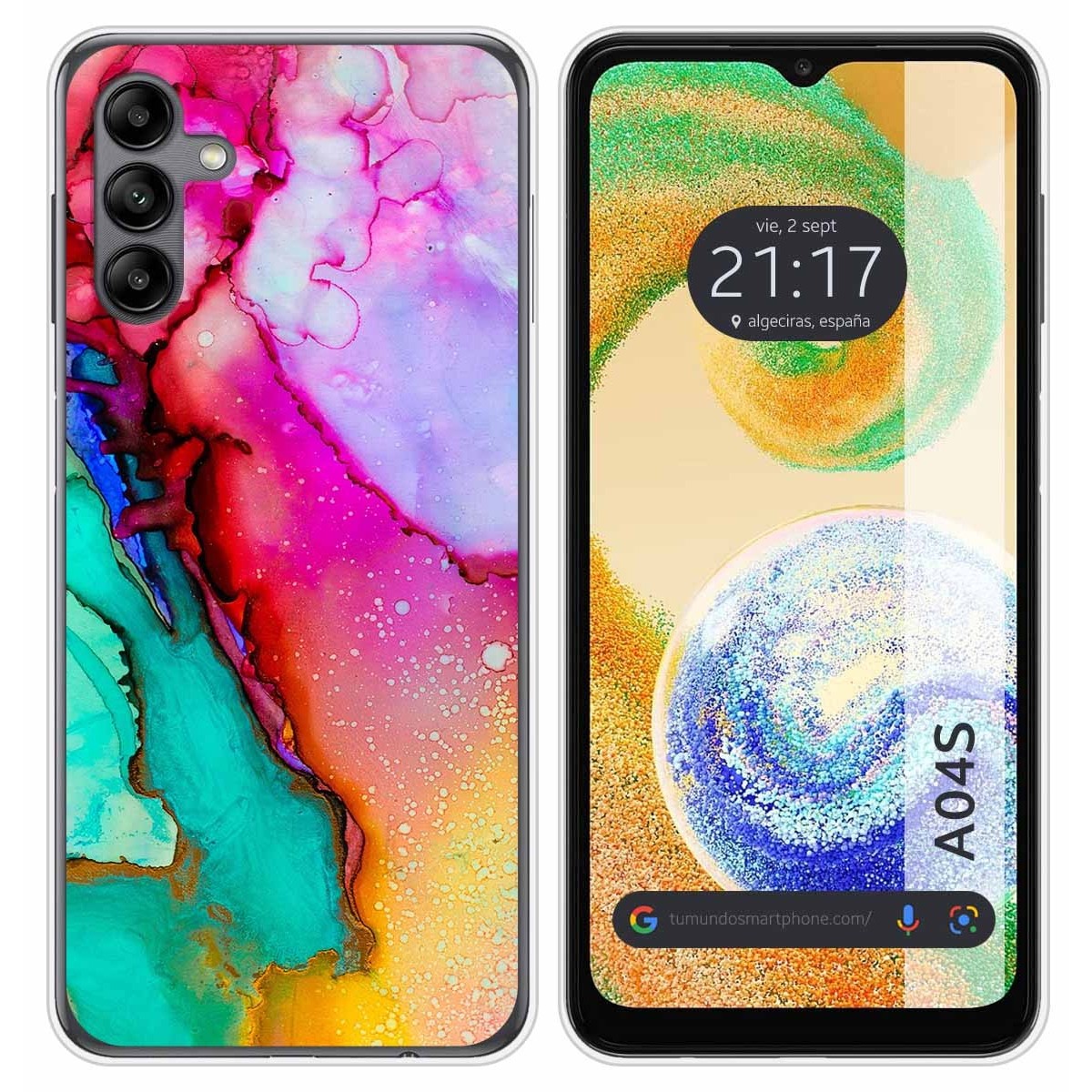 Funda Silicona para Samsung Galaxy A04s diseño Mármol 15 Dibujos