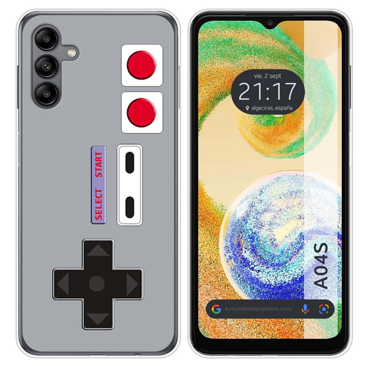 Funda Silicona para Samsung Galaxy A04s diseño Consola Dibujos