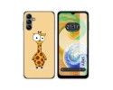 Funda Silicona para Samsung Galaxy A04s diseño Jirafa Dibujos