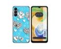 Funda Silicona para Samsung Galaxy A04s diseño Mariposas Dibujos