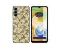 Funda Silicona para Samsung Galaxy A04s diseño Sand Camuflaje Dibujos