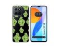 Funda Silicona Transparente para Huawei Honor X8 5G diseño Cactus Dibujos