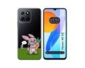 Funda Silicona Transparente para Huawei Honor X8 5G diseño Conejo Dibujos