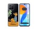 Funda Silicona Transparente para Huawei Honor X8 5G diseño Jirafa Dibujos