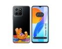 Funda Silicona Transparente para Huawei Honor X8 5G diseño Leopardo Dibujos