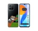 Funda Silicona Transparente para Huawei Honor X8 5G diseño Panda Dibujos