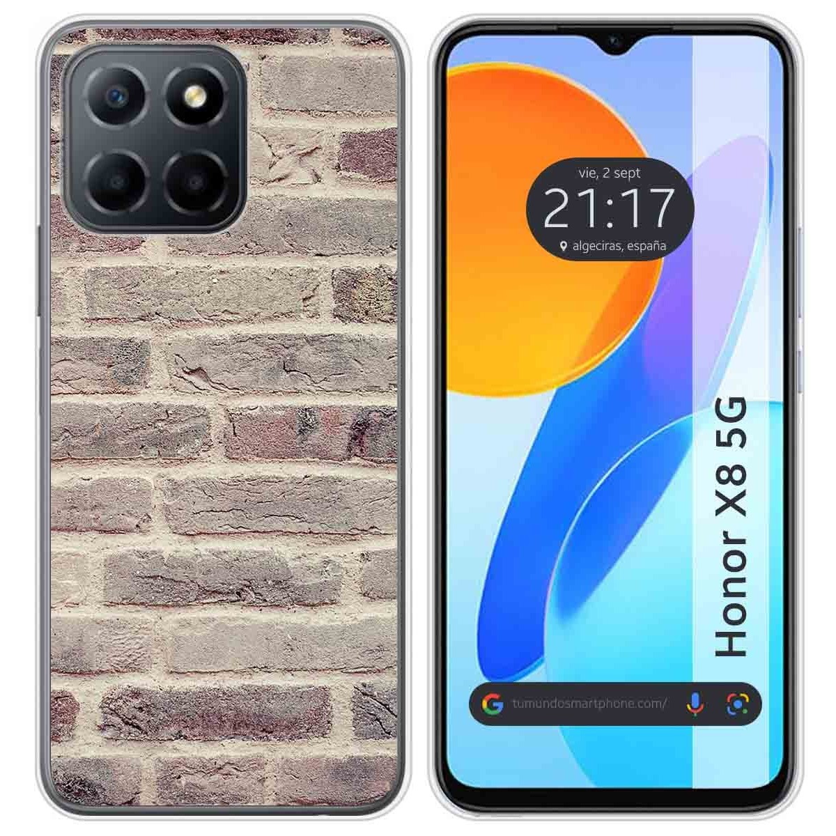 Funda Silicona para Huawei Honor X8 5G diseño Ladrillo 01 Dibujos