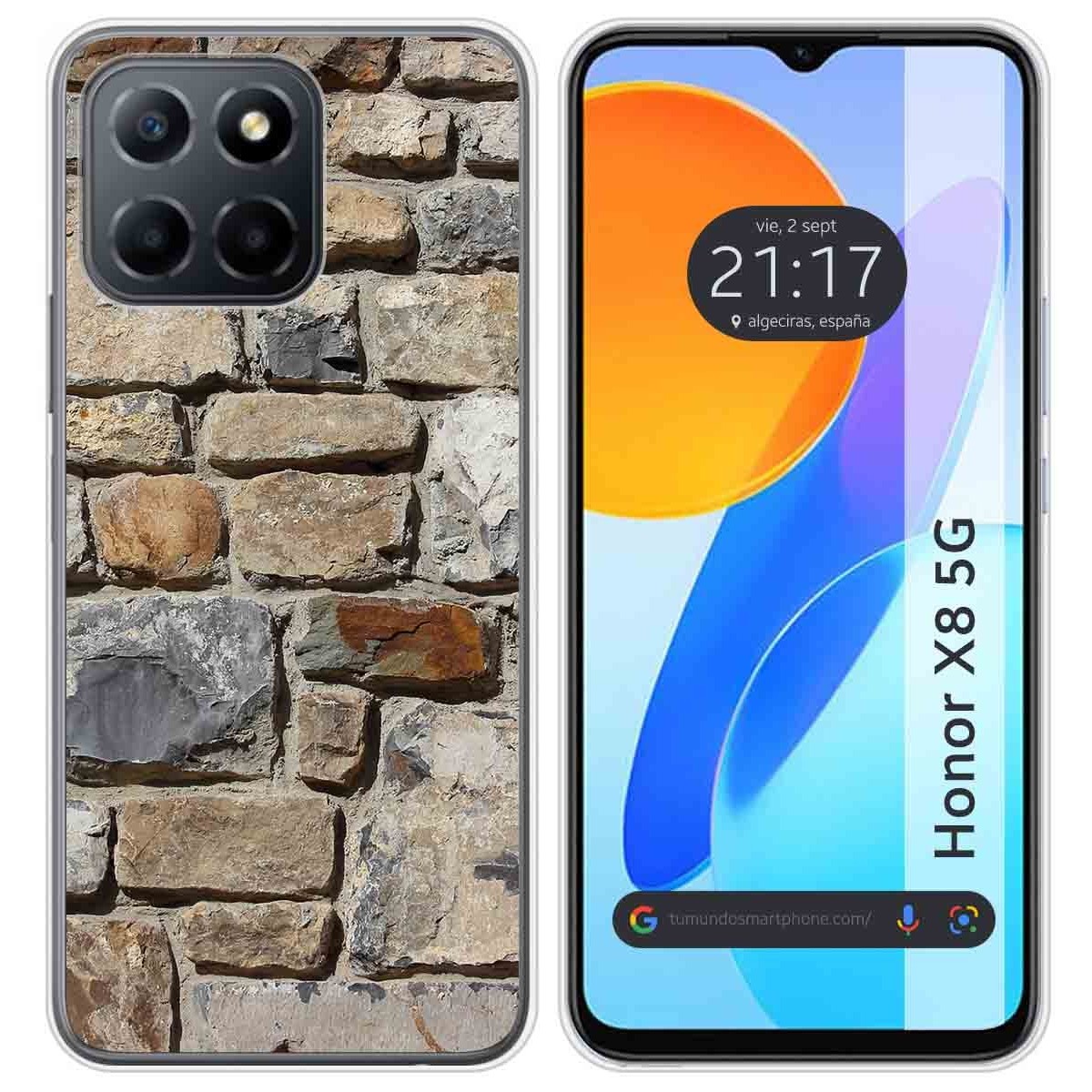 Funda Silicona para Huawei Honor X8 5G diseño Ladrillo 03 Dibujos