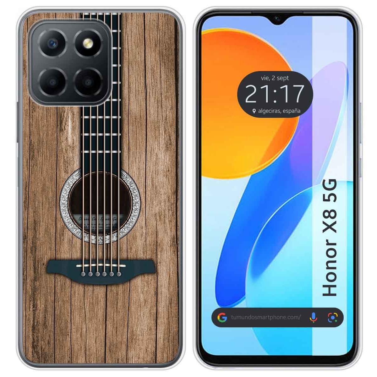 Funda Silicona para Huawei Honor X8 5G diseño Madera 11 Dibujos