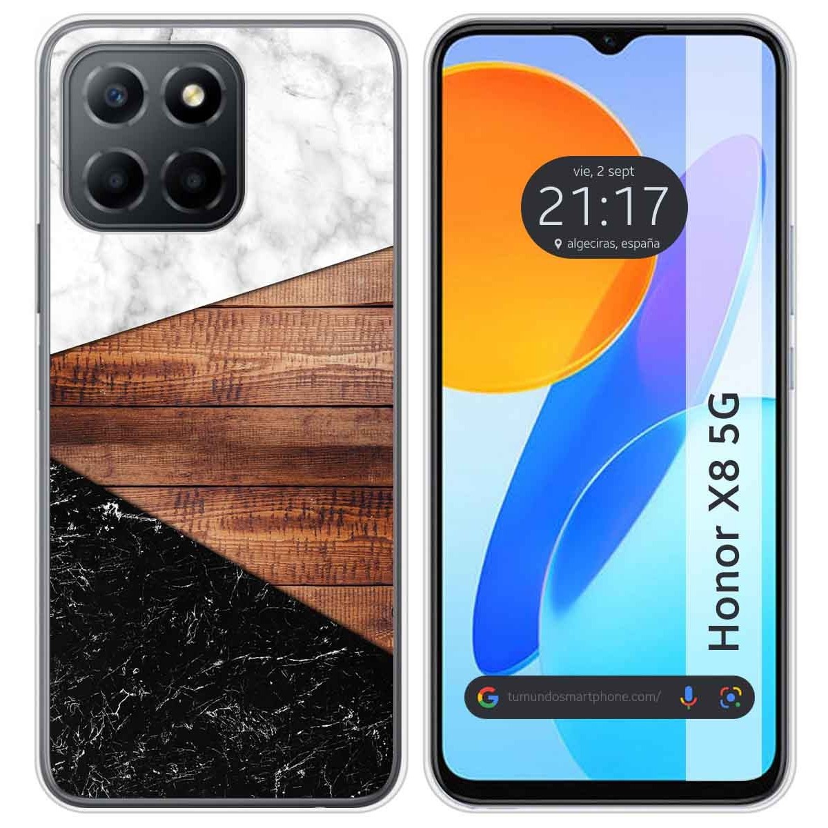 Funda Silicona para Huawei Honor X8 5G diseño Mármol 11 Dibujos