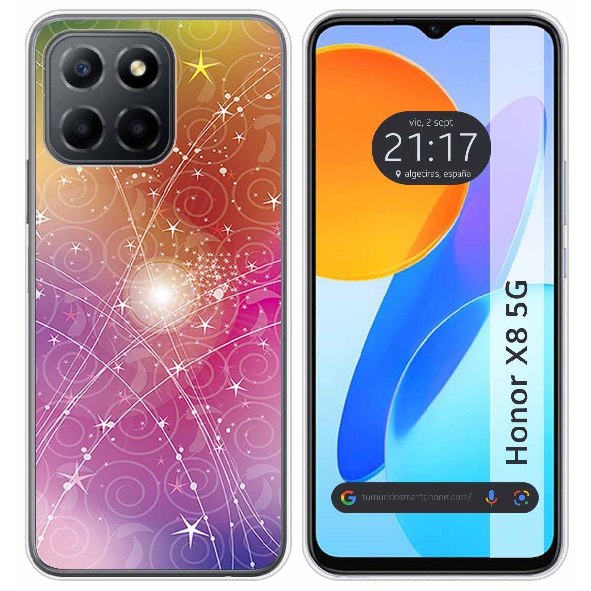 Funda Silicona para Huawei Honor X8 5G diseño Abstracto Dibujos