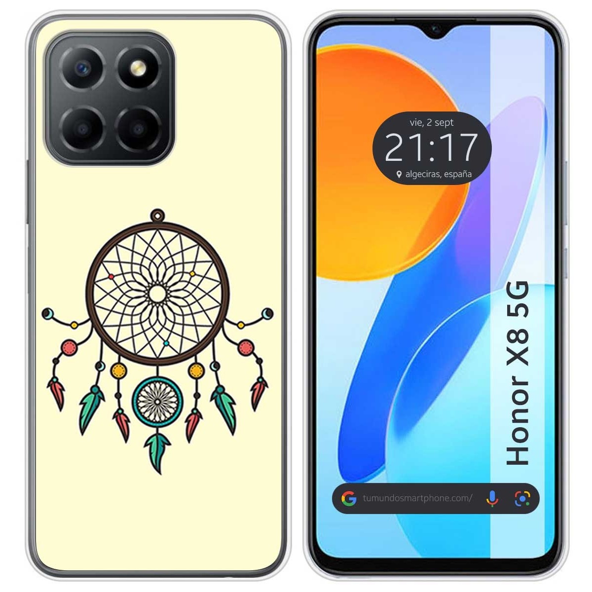 Funda Silicona para Huawei Honor X8 5G diseño Atrapasueños Dibujos
