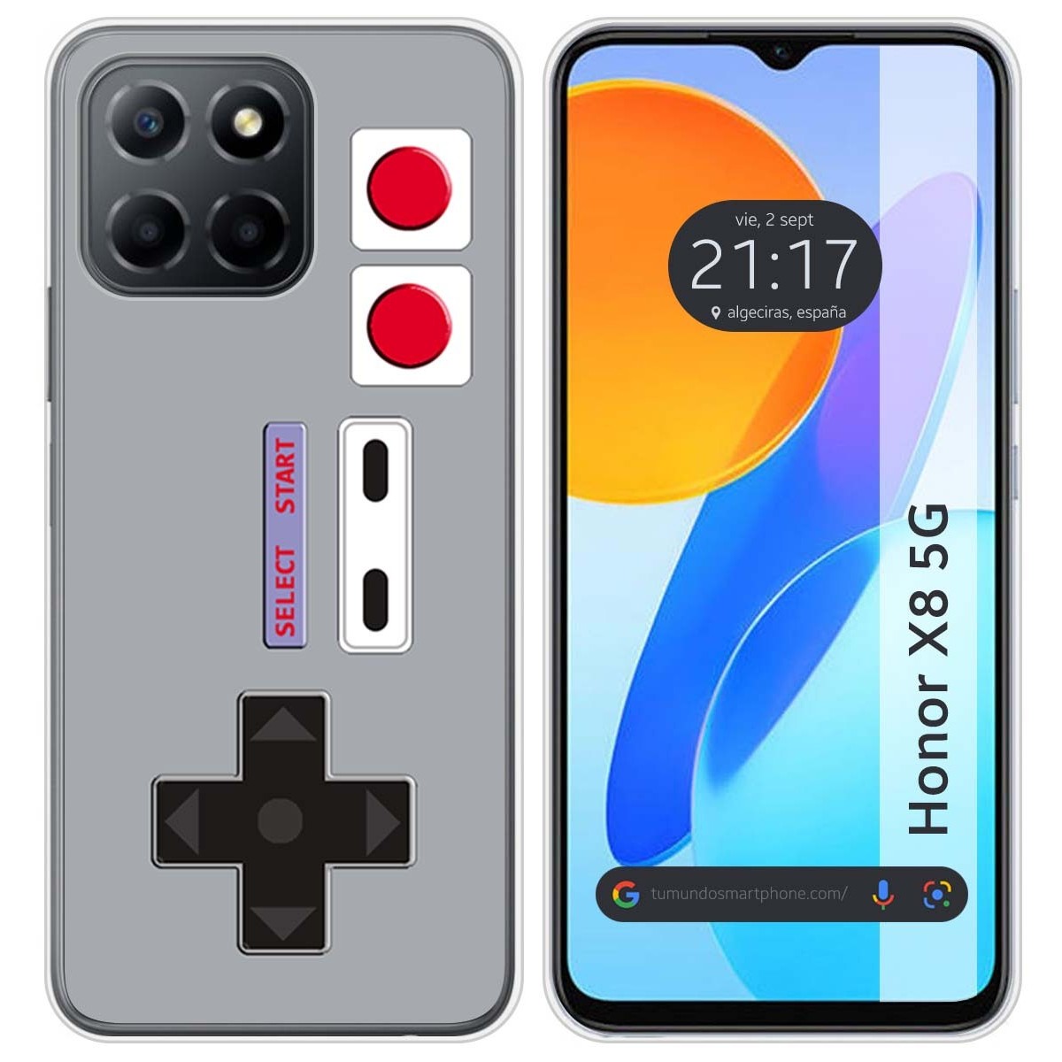 Funda Silicona para Huawei Honor X8 5G diseño Consola Dibujos