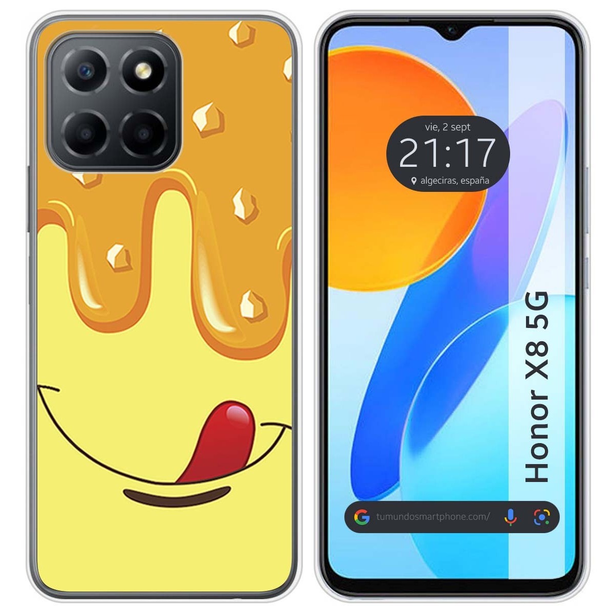Funda Silicona para Huawei Honor X8 5G diseño Helado Vainilla Dibujos